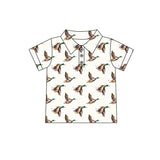 BT1194 pre-order  toddler boy clothes mallard  boy summer top shirt-2025.3.12