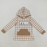 RTS toddler clothes matching clothing embroidery hunting  top kids winter clothing-2025.8.14