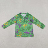 RTS toddler clothes matching clothing dog print boy mardi gras clothing-2026.2.5