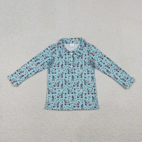 BT1404  toddler boy clothes golf boy winter top shirt