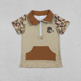 RTS toddler clothes matching clothing hunting print baby top kids summer clothing-2025.12.29