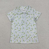 RTS toddler clothes matching clothing golf print boy summer clothing-2026.1.6