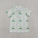 RTS toddler clothes matching clothing golf print boy summer clothing-2026.1.6