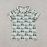 RTS toddler clothes matching clothing golf print boy summer clothing-2026.1.6