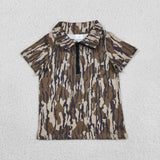 RTS Matching Clothing toddler clothes camo print baby boy top kids summer clothing-2026.6.1