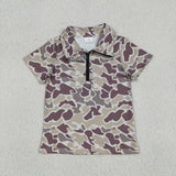 RTS Matching Clothing toddler clothes camo print baby boy top kids summer clothing-2026.6.1