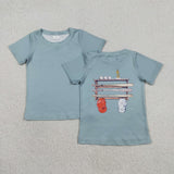 BT1762   toddler boy clothes baseball print boy summer top shirt
