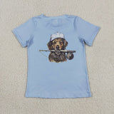 BT1765  toddler boy clothes fishing print boy summer top shirt