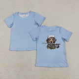 BT1765  toddler boy clothes fishing print boy summer top shirt
