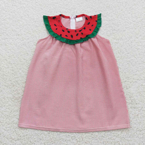 C15-30 Girl Watermelon Striped Dress-promotion 2024.1.6