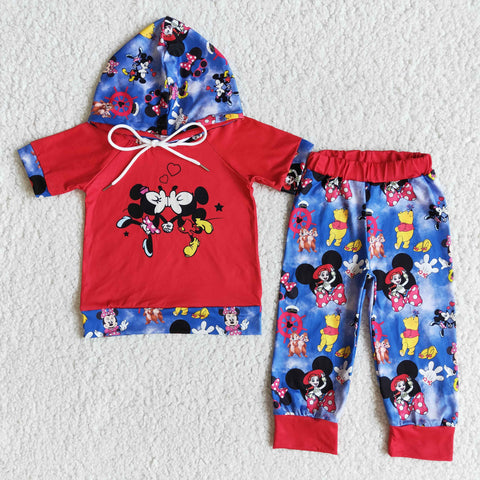 E8-27  Promotion $5.5/set animal red short sleeve shirt and pants boy outfits