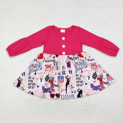 GLD0734   toddler girl clothes 1989 singer girl winter dress