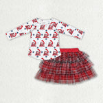 GLD0890 toddler girl clothes 1989 singer girl christmas outfit