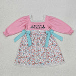 GLD0967   toddler girl clothes embroidery church girl winter dress