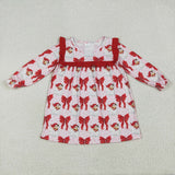 RTS kids matching clothing santa print clothing girl christmas winter clothing-2025.6.21