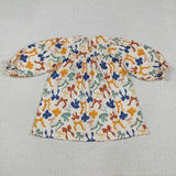 GLD1086   toddler clothes embroidery smocked thankful baby girl  thanksgiving winter dress