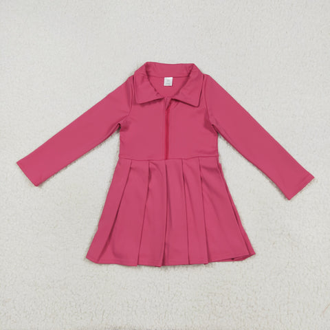 GLD1146   toddler clothes pink baby girl winter dress yoga clothes