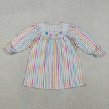 RTS kids matching clothing embroidery heart print clothing girl Valentine clothing-2025.12.3