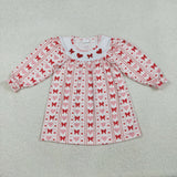 RTS kids matching clothing embroidery heart print clothing girl valentine clothing-2025.10.17