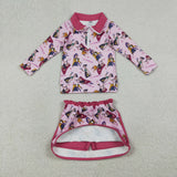 GLD1500   baby girl clothes kpop toddler girl yoga skirt outfit