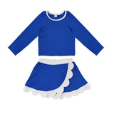 Preorder MOQ 5 pcs Each Style girls Kids long sleeves skirts outfits yoga