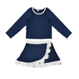 Preorder MOQ 5 pcs Each Style girls Kids long sleeves skirts outfits yoga
