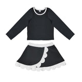 Preorder MOQ 5 pcs Each Style girls Kids long sleeves skirts outfits yoga