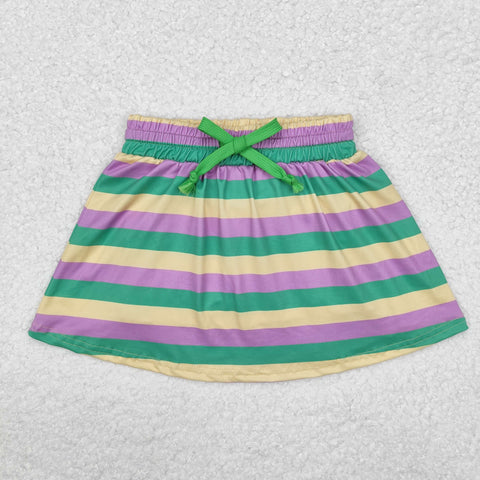 GLK0037  baby girls clothes stripe girl shots skirt