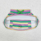 GLK0037  baby girls clothes stripe girl shots skirt