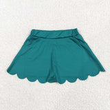 GLK0077   baby girls clothes green girl summer shots yoga clothes