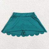 GLK0077   baby girls clothes green girl summer shots yoga clothes