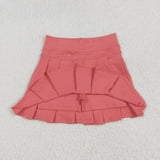 GLK0080  baby girls clothes orange girl summer short skirt yoga clothes