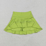 GLK0081   baby girls clothes yellow girl summer short skirt yoga clothes