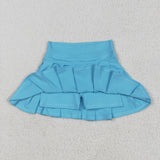 GLK0082  baby girls clothes blue girl summer short skirt yoga clothes