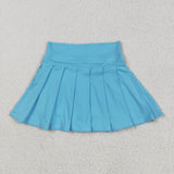 RTS toddler clothes matching clothing solid color skirt  kids summer yoga clothing-2025.8.6