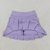 GLK0085  baby girls clothes purple girl summer short skirt yoga clothes