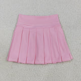 RTS toddler clothes matching clothing solid color skirt  kids summer yoga clothing 2 -2025.8.6