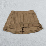 GLK0107   baby girls clothes brown girl cotton shots skirt