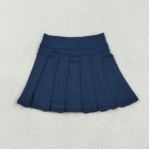 GLK0122  baby girls clothes blue girl yoga shots skirt