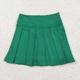 GLK0126   baby girls clothes  green girl yoga shots skirt
