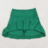 GLK0126   baby girls clothes  green girl yoga shots skirt