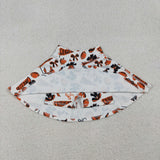 RTS toddler clothes matching clothing go team print girls kids Yoga skirt-2025.11.11