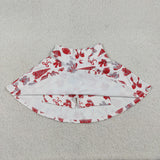 GLK0141   baby girls clothes go team girl yoga shots skirt