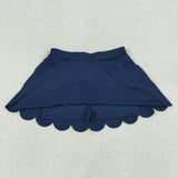 GLK0236   baby girls clothes Navy Blue print girl yoga shorts skirt