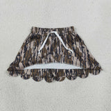 GLK0298  baby girls clothes camo print girl shorts skirt