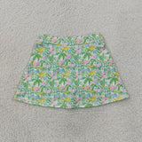 GLK0311   baby girls clothes shell print girl shorts yoga skirt