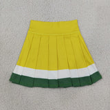 GLK0319  baby girls clothes yellow print girl yoga shots skirt