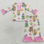 Kids peach princess pink lounge set