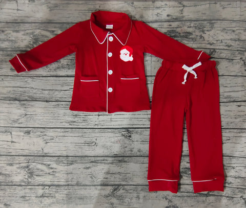 GLP0700 Pre-order 2-4 weeks mommy's santa red pajamas set