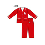 GLP0700 Pre-order 2-4 weeks mommy's santa red pajamas set